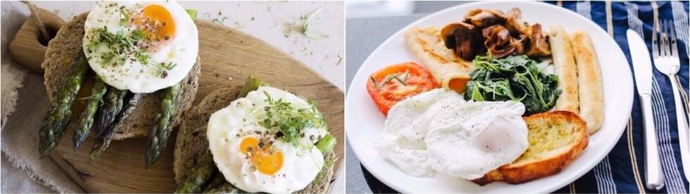 Scrambled eggs with herbs will increase the potency of a man